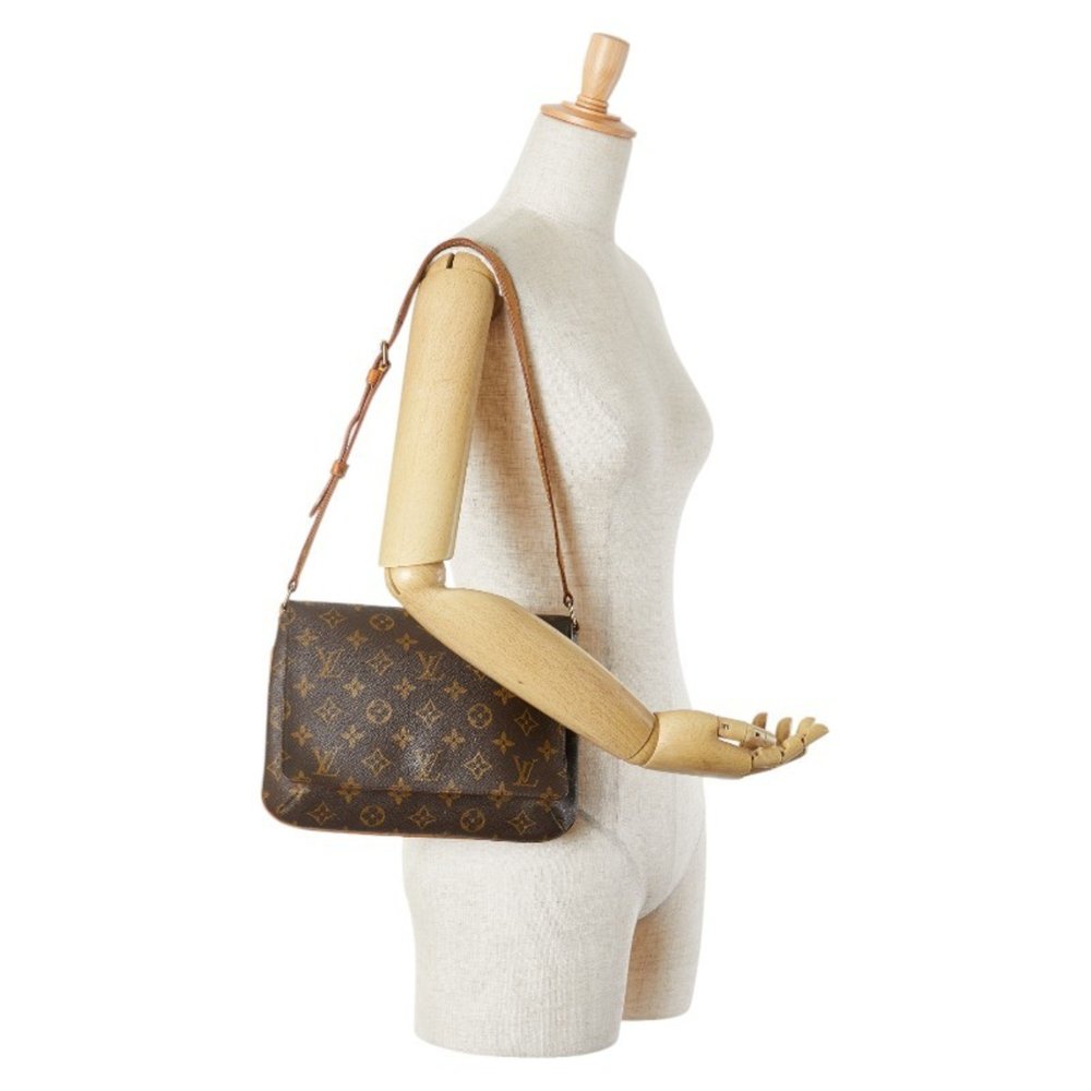 LOUIS VUITTON Brown Monogram Leather Shoulder Bag - Picture 11 of 11